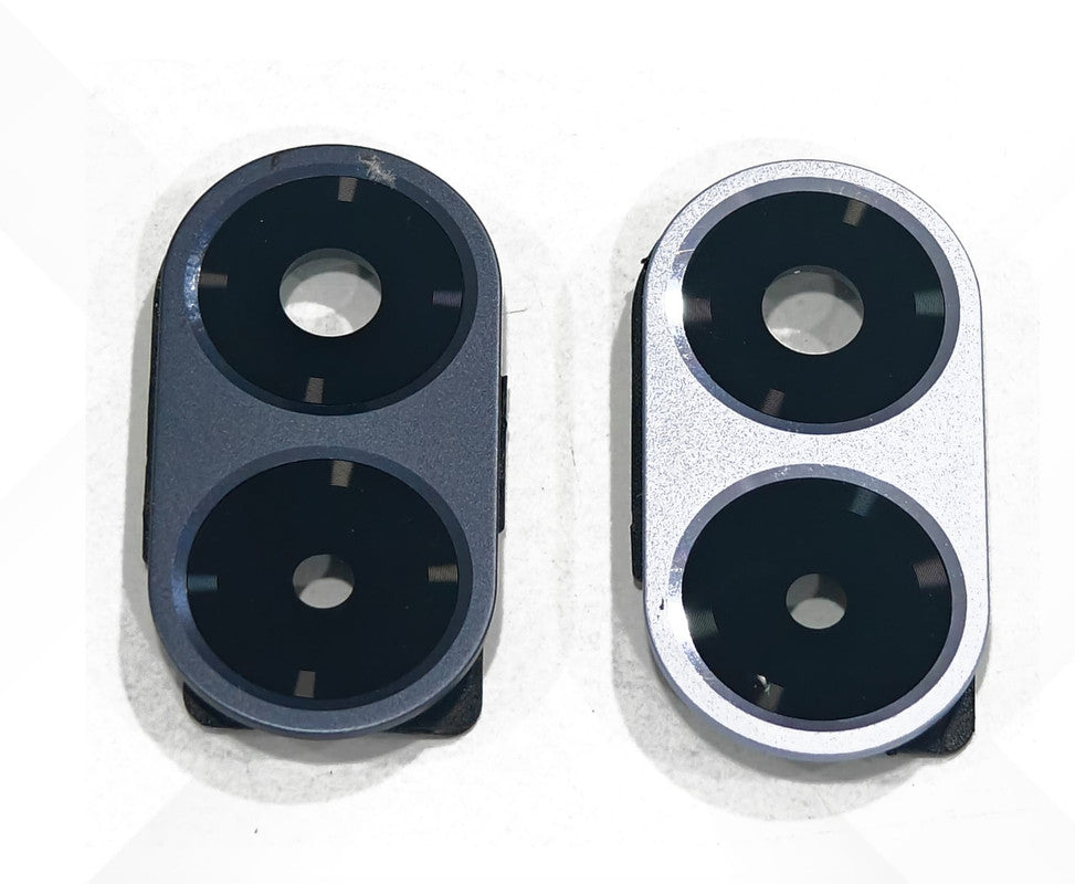 Camera Glass Lens With Frame for Oppo K13 White Camera Glass Lens With Frame for Oppo K13 White